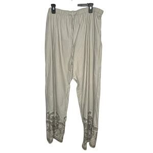 Punjammies by Sundara 100% Cotton Drawstring Pajama PJ Pants Size XXL Tall